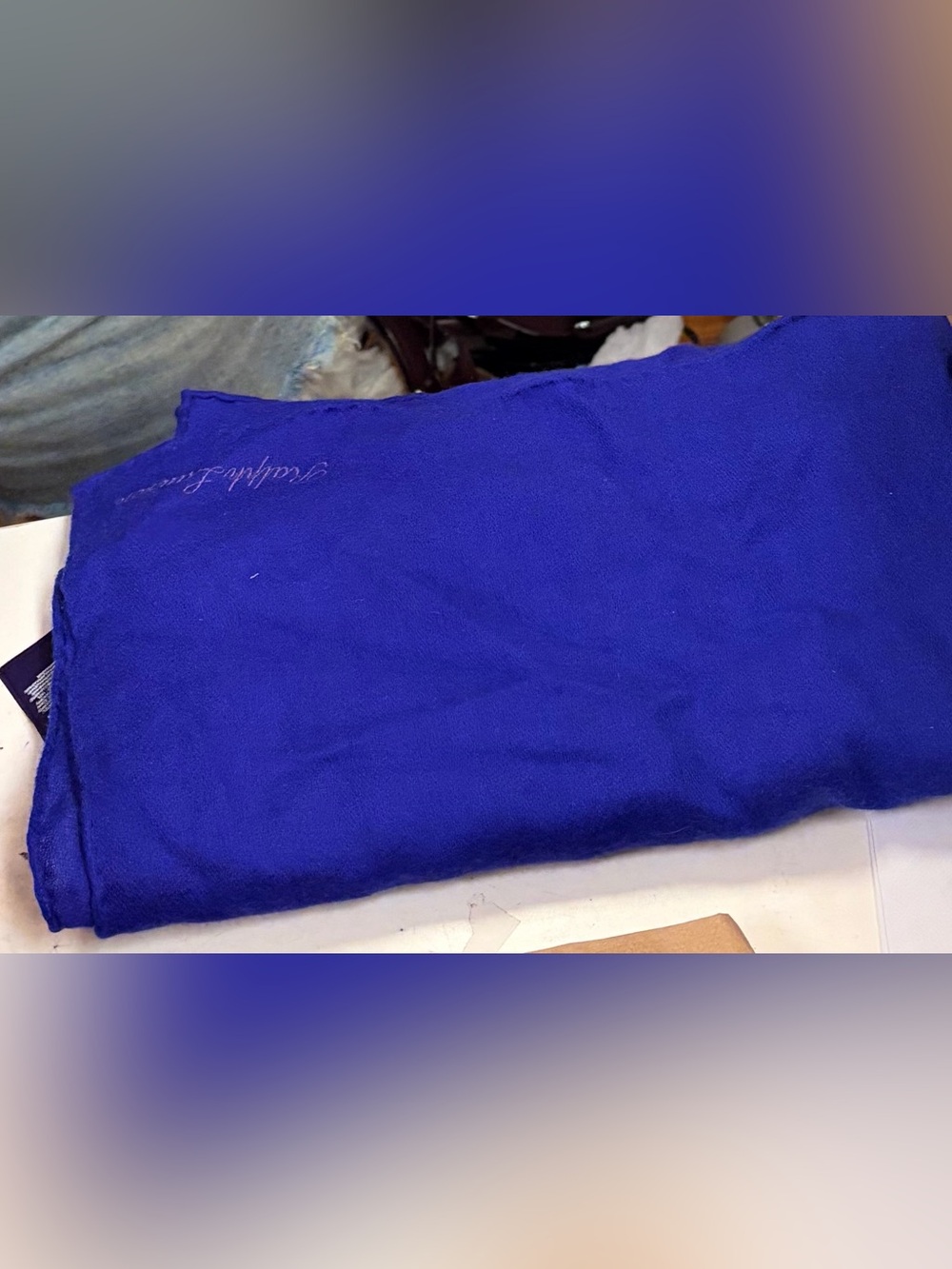 Ralph Lauren Purple Label Collection
Made Italy Cashmere Scarf RRL-